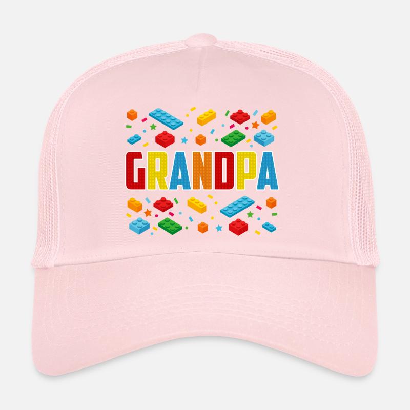 Grand-père brique constructeur de blocs créatifs Casquette trucker 