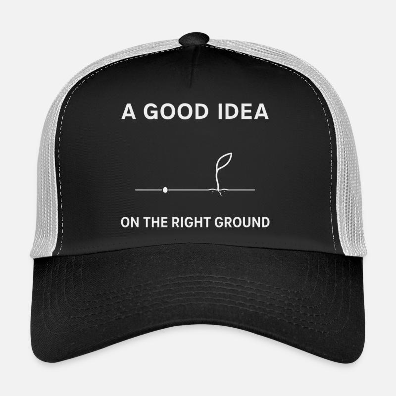 Ideen am richtigen Ort. Trucker Cap