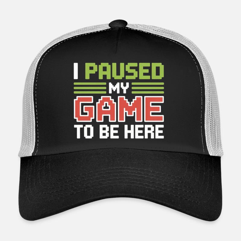 Pause : Mon jeu interrompu Casquette trucker 