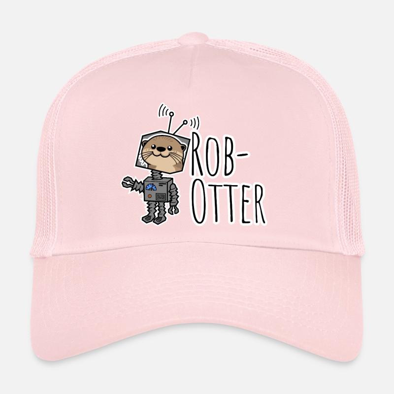 Rob-Otter - Half Otter Half Robot Flat Joke! Trucker Cap