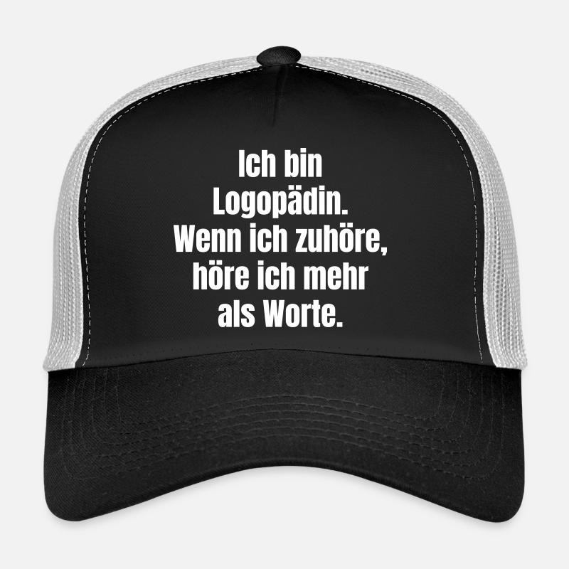 Orthophoniste : l’écoute parle davantage Casquette trucker 