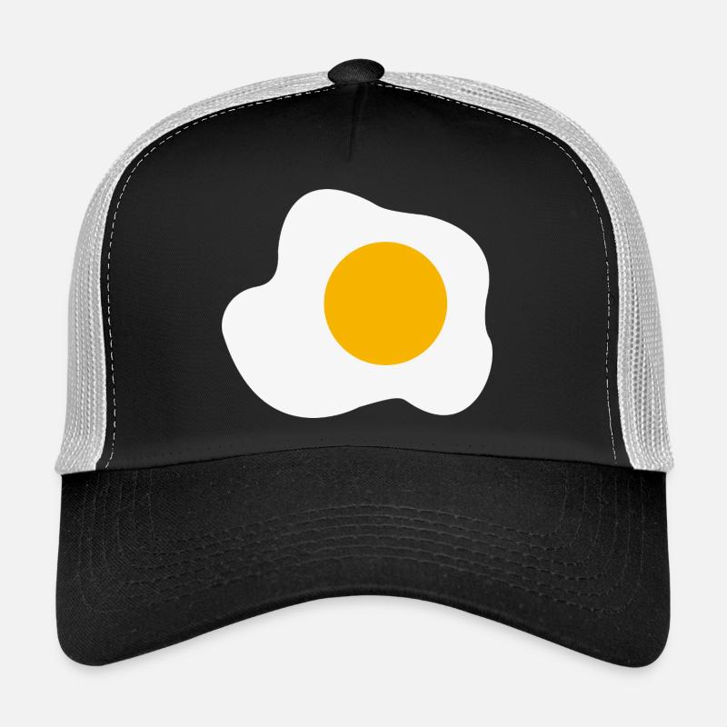 Fried Egg Breakfast Graphic Humor Trucker Cap