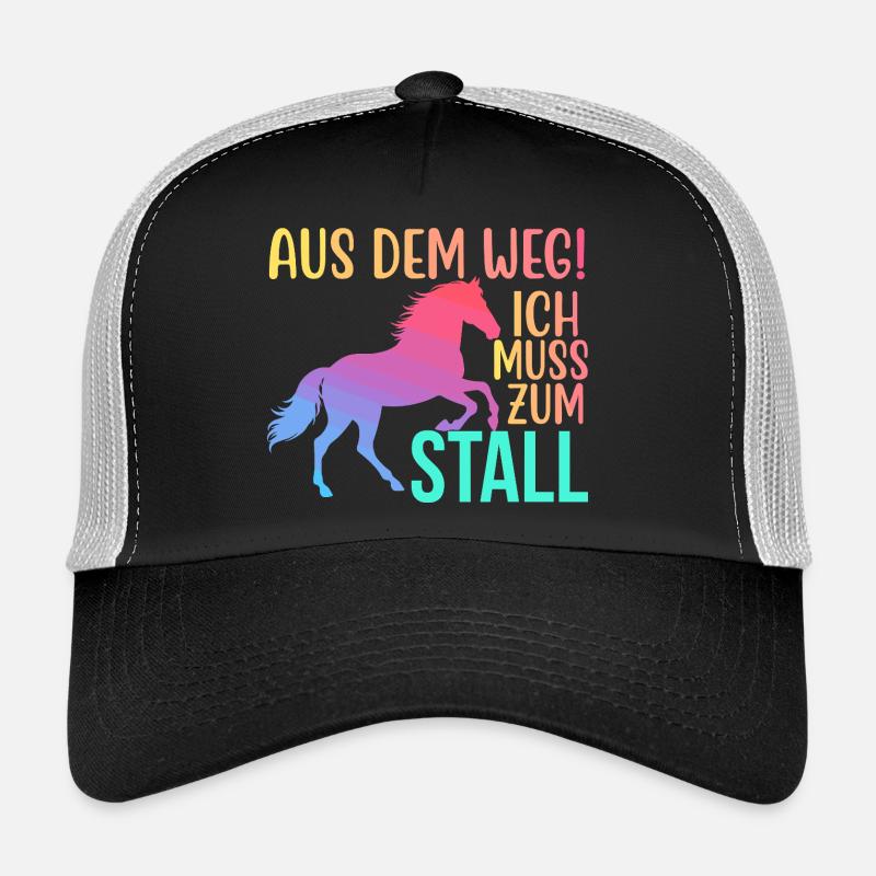 Écartez-vous, je dois aller à l’écurie Casquette trucker 