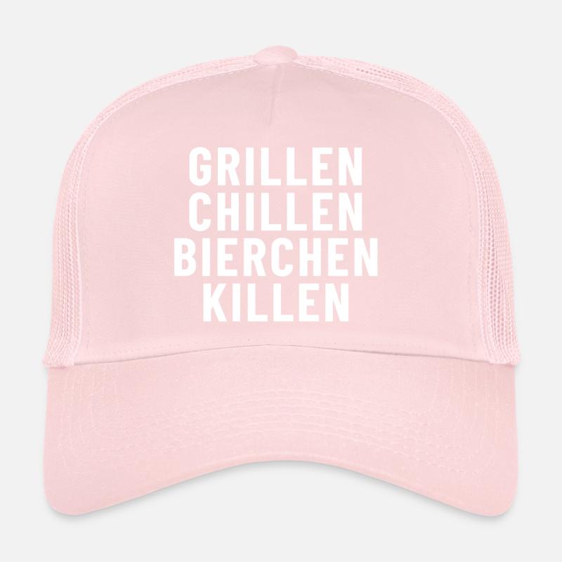 Grillen Chillen Bierchen Killen Trucker Cap