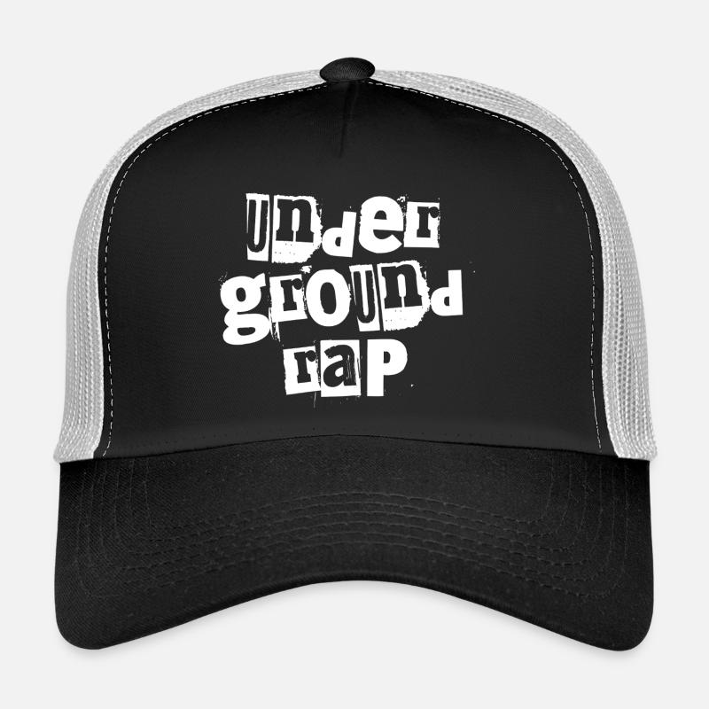 Underground Rap Typography Trucker Cap