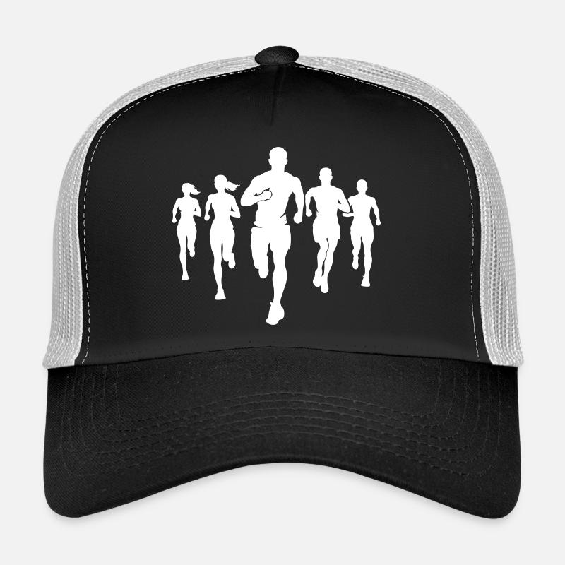 Marathonläufer Team Silhouette Marathon Trucker Cap