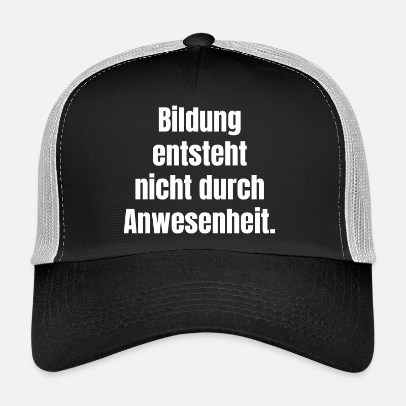 L’éducation se crée par l’activité Casquette trucker 
