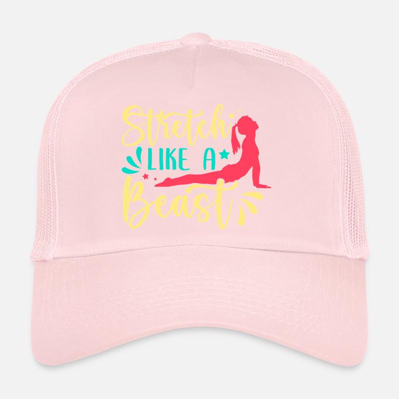 Yoga Stretch Like A Beast Funny Yoga Trucker Cap