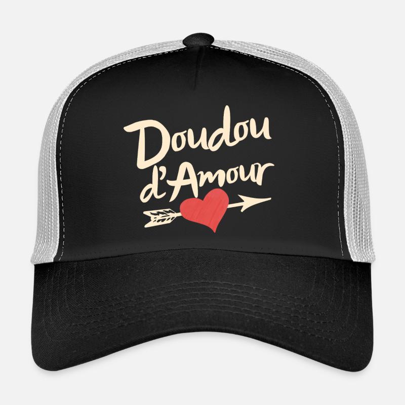 Doudou d'Amour Valentine's Day, Cute Romantic Casquette trucker 