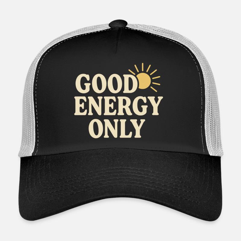 Positive Solarenergie - Trucker Cap - Schwarz/Steingrau