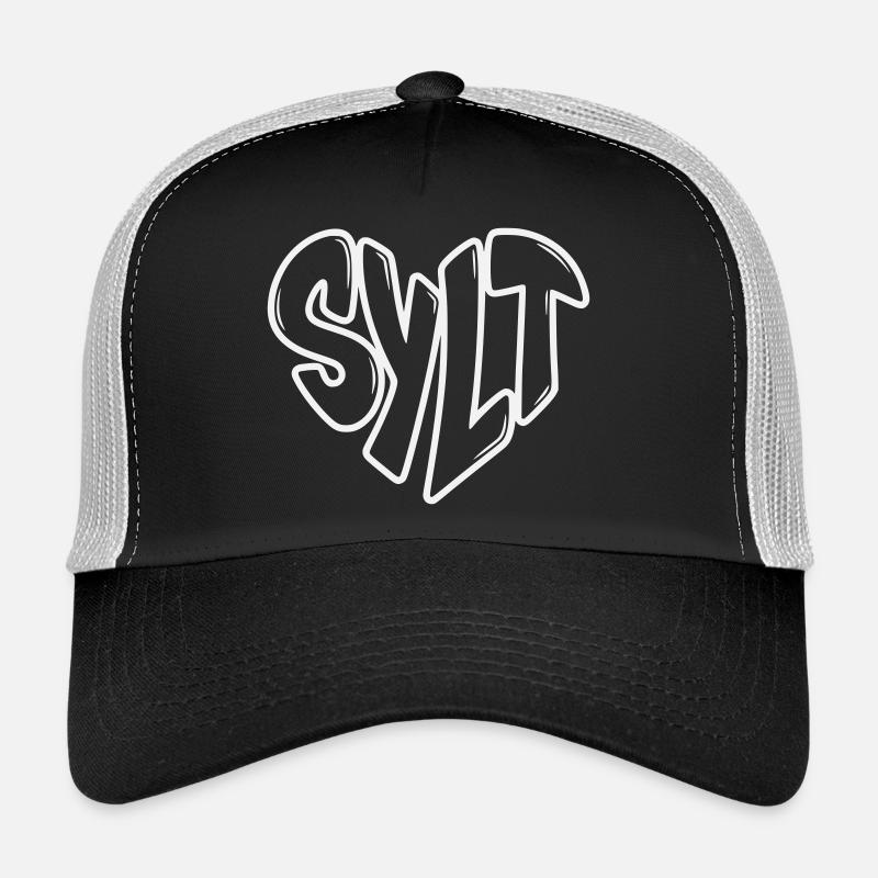 Cœur de Lettrage en Graffiti Sylt Casquette trucker 