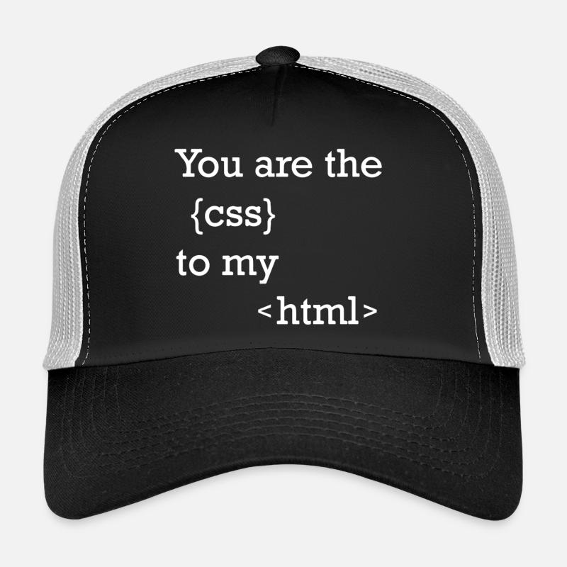 Motif de programmeur drôle pour les développeurs web Casquette trucker 