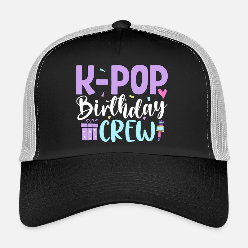 K Pop Birthday Crew Trucker Cap