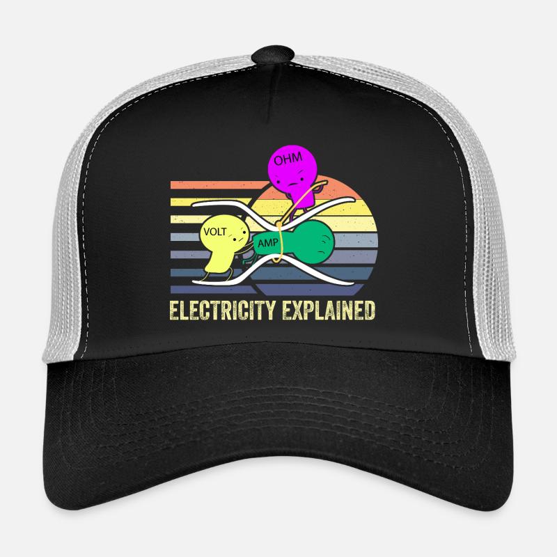 Trio Électricité : Ohm Amp-Volt Casquette trucker 