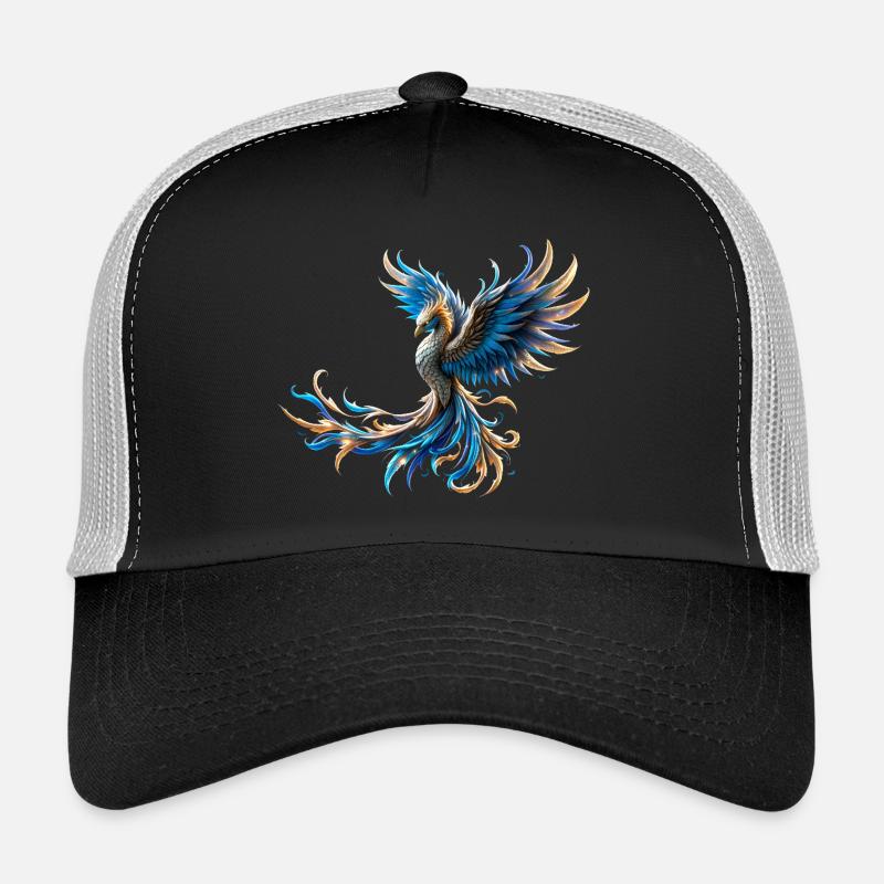 Phénix Bleu Feu Casquette trucker 