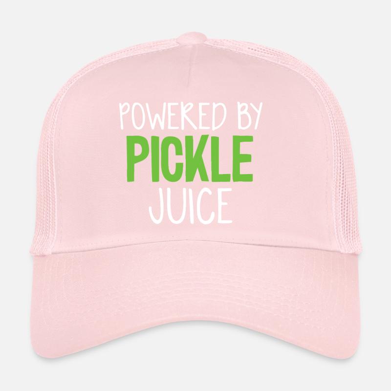 Alimenté par du jus de cornichon Casquette trucker 