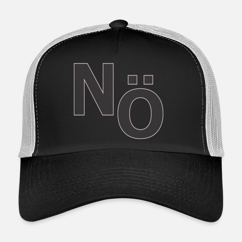 No – Minimal Typografie Statement Trucker Cap