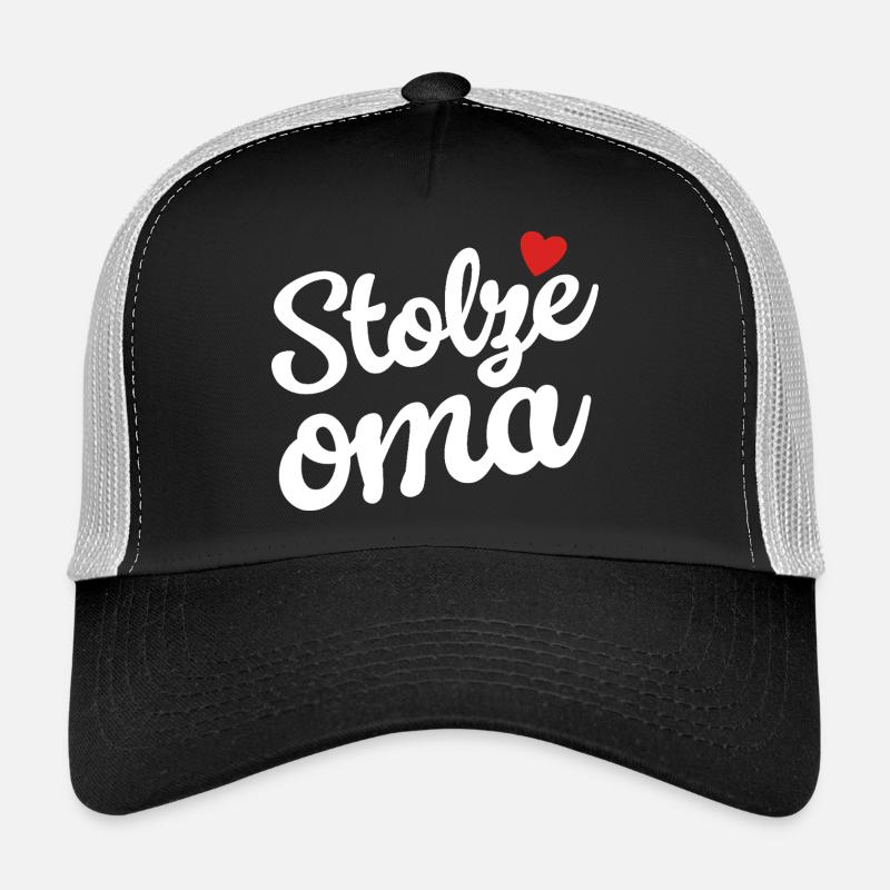 Stolze Oma Herzdesign Trucker Cap