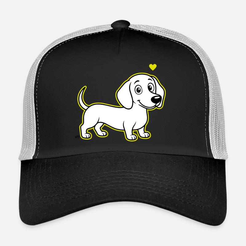 Fritz_the_Sausage_Dog - Trucker Cap - black/stone grey