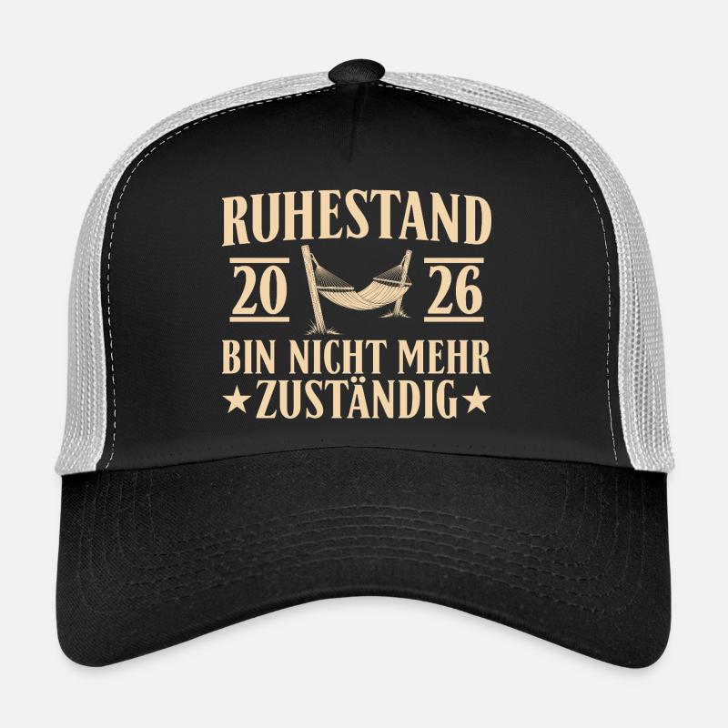 Retraite 2026 - Je ne suis plus responsable Casquette trucker 