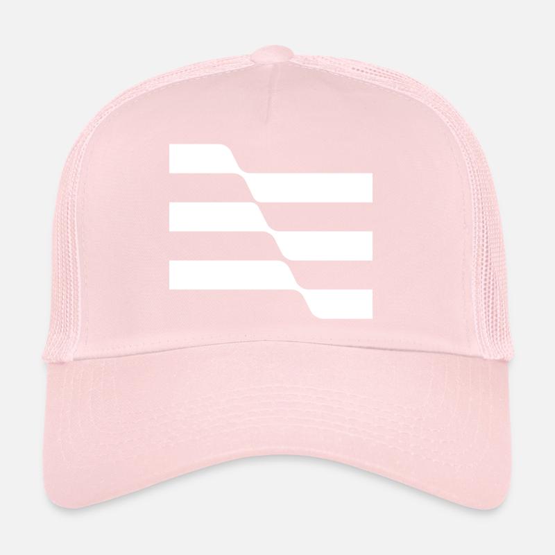 Geometric Stripes design Trucker Cap