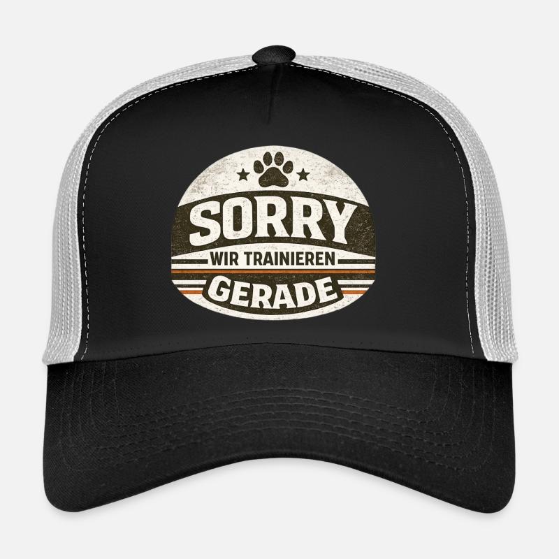 Sorry wir Trainieren gerade  - Trucker Cap - Schwarz/Steingrau
