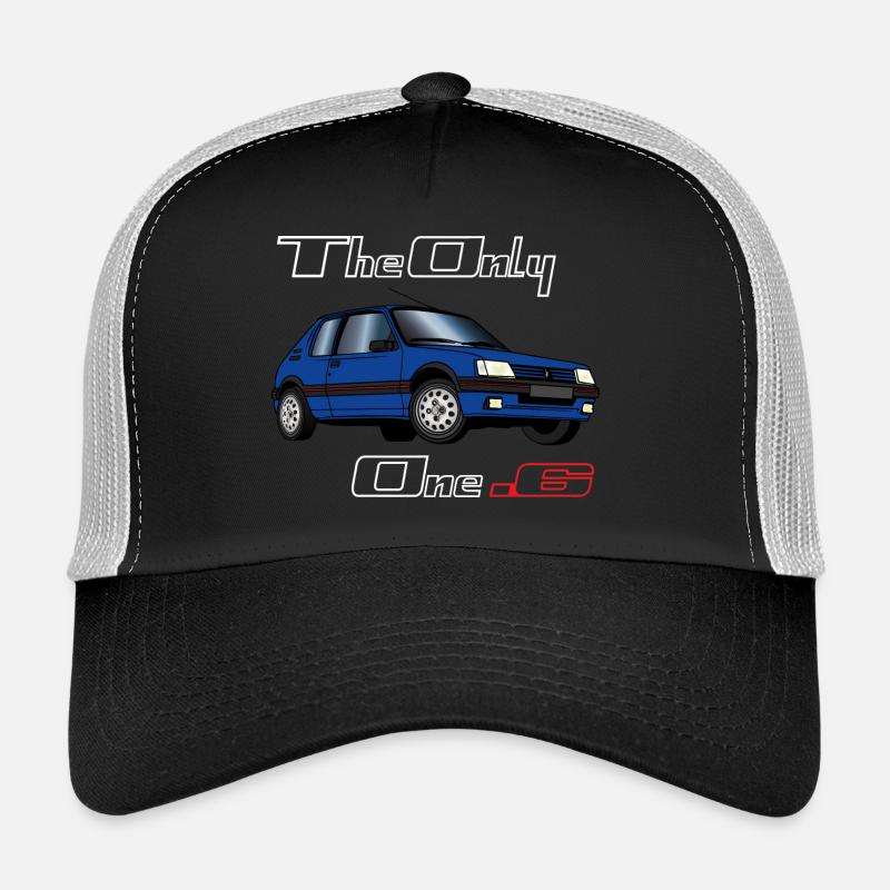 205 1,6 1991 1992 Bleu Miami Casquette trucker 