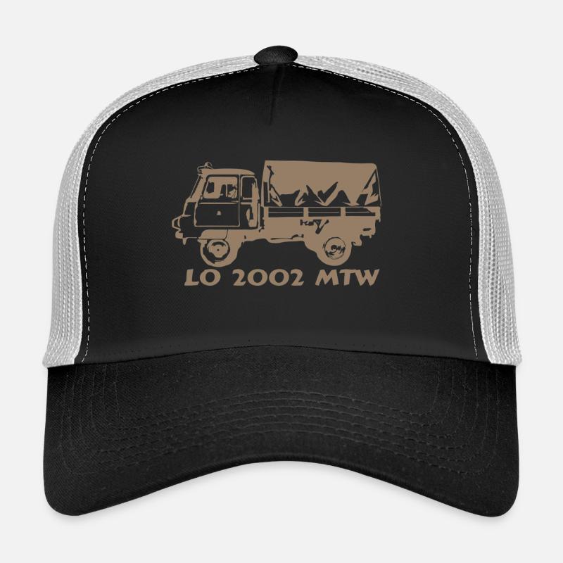 Robur LO 2002 MTW - Trucker Cap - Schwarz/Steingrau