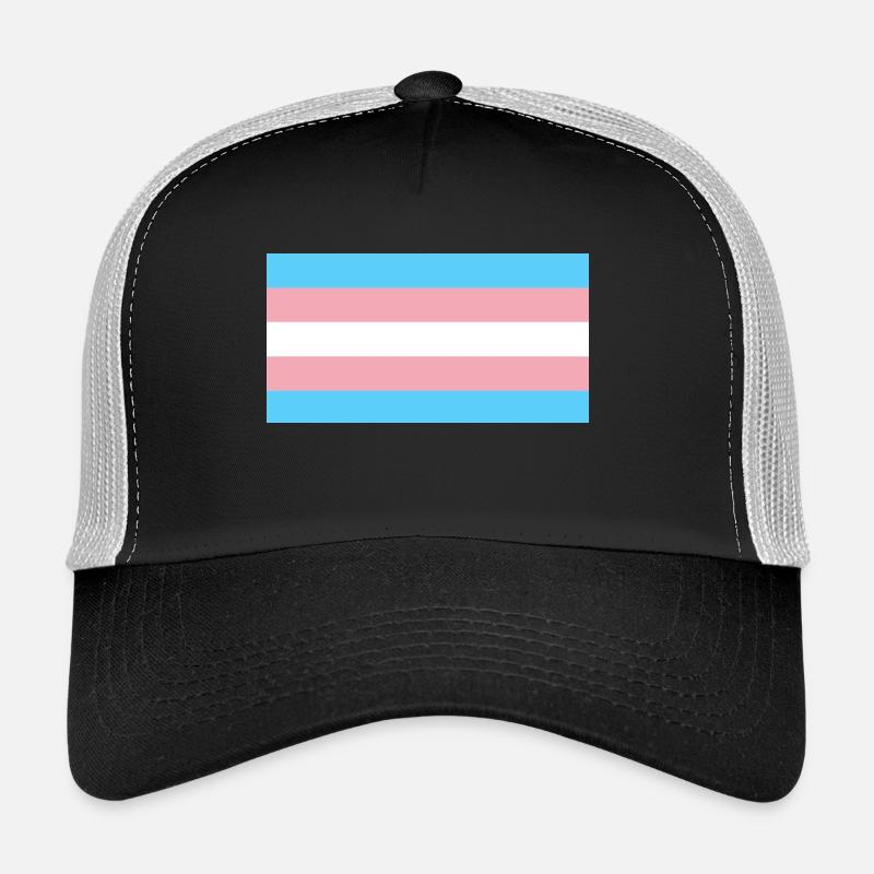 Trans drapeau Design Casquette trucker 