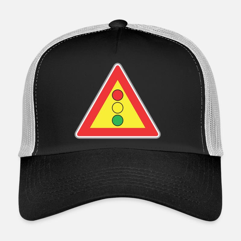 Road sign light Trucker Cap