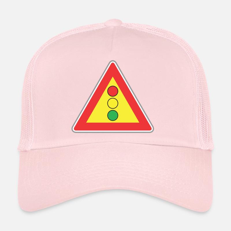 Road sign light Trucker Cap