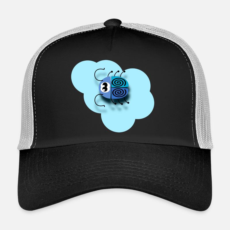 auf Wolke - Trucker Cap - Schwarz/Steingrau