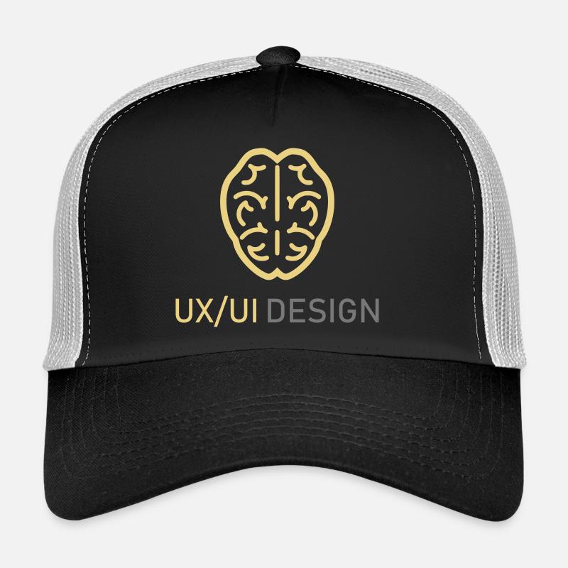 UX UI Design Logo Programmation Pensée Cérébrale Casquette trucker 