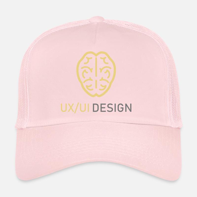 UX UI Design Logo Gehirn Denken Programmieren Trucker Cap