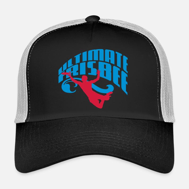 Ultimate Frisbee - Trucker Cap - Schwarz/Steingrau