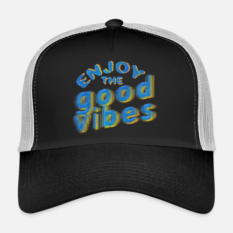 Good Vibes (lettrage) 02 Casquette trucker 