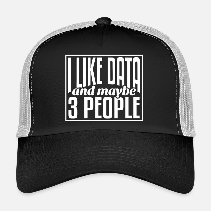 Data Data Science Data Analyst Trucker Cap
