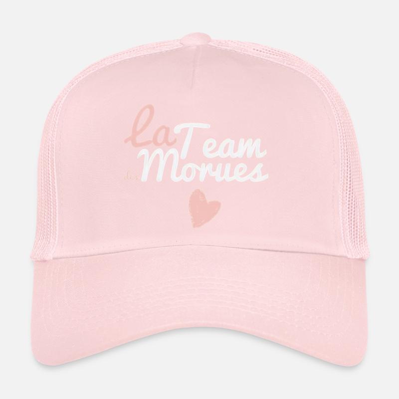 La Team Monues Rose Casquette trucker 