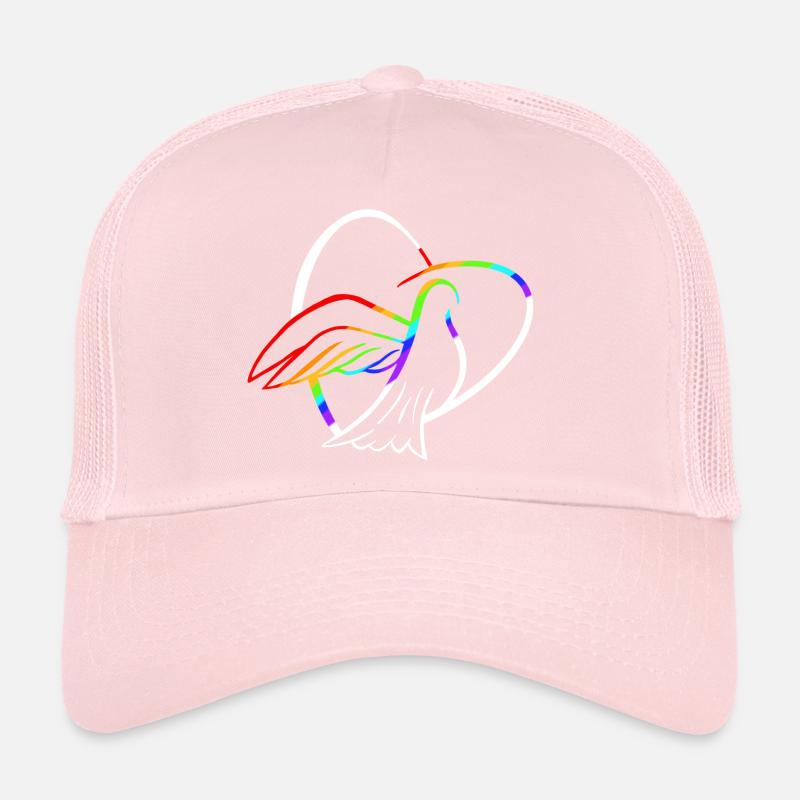 Friedenstaube mit Herz Trucker Cap