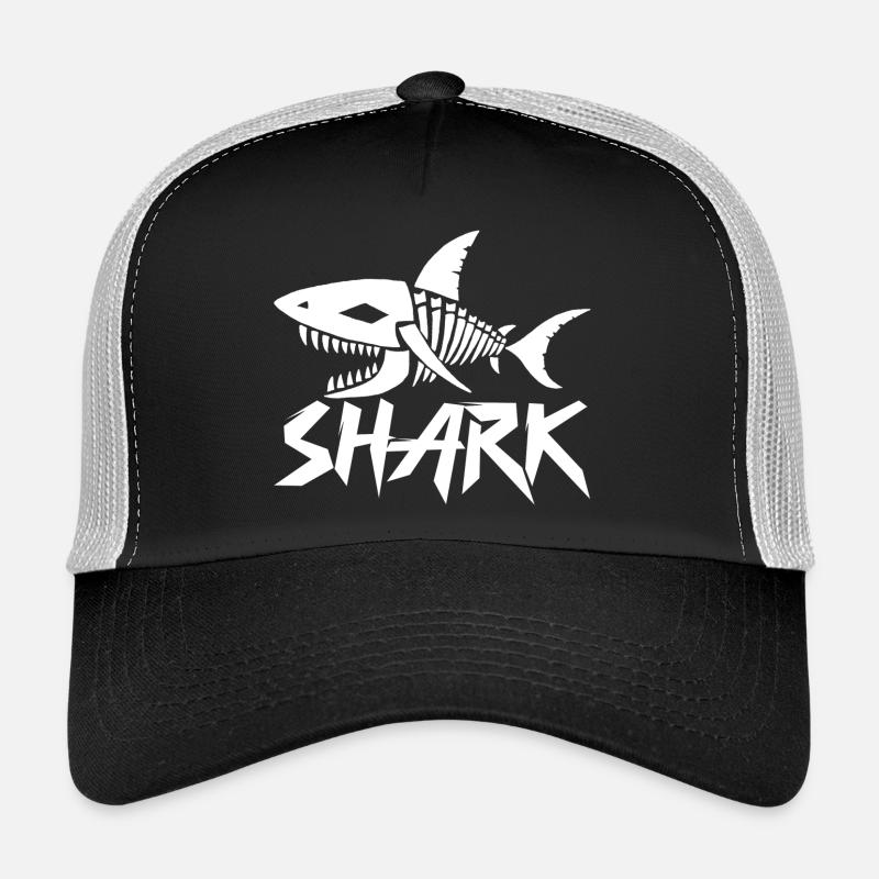 Squelette de requin Casquette trucker 