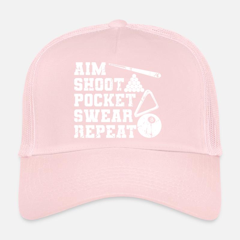 Drôle de dicton de billard Casquette trucker 