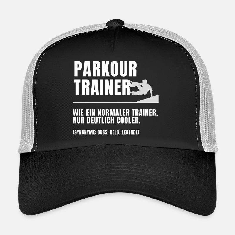 Parkour Trainer Definition Trucker Cap