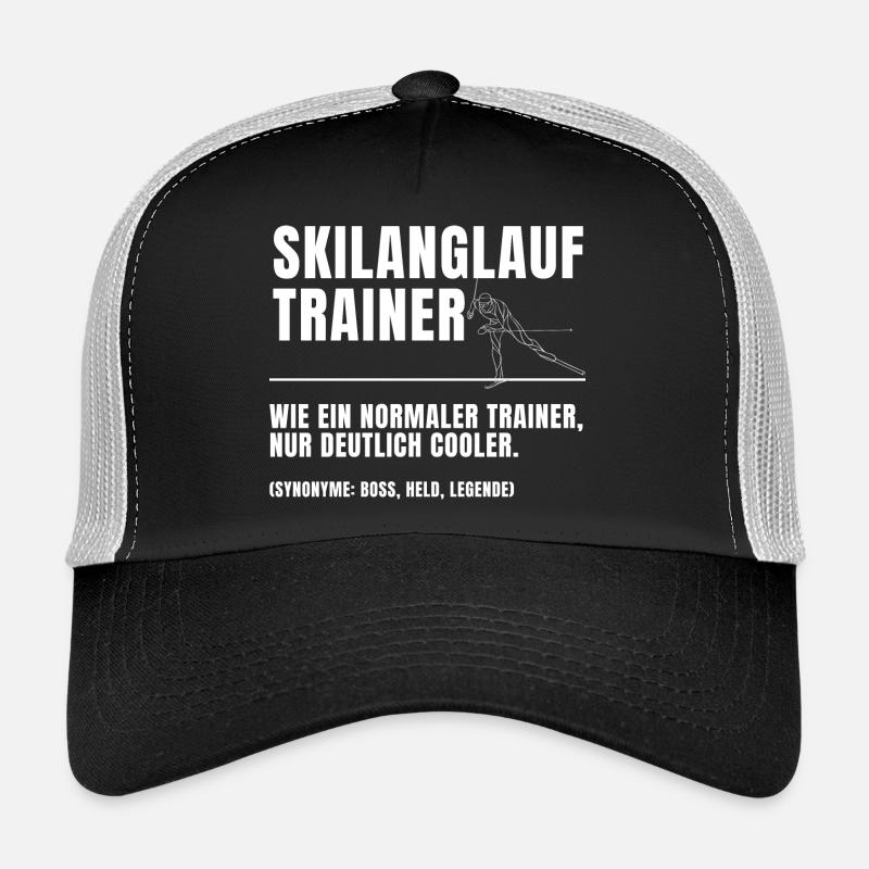 Skilanglauf Trainer Definition - Trucker Cap - Schwarz/Steingrau
