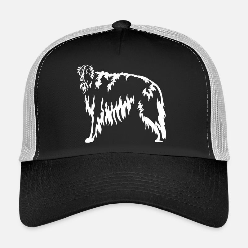 Barsoi "Black Edition" - Trucker Cap - Schwarz/Steingrau