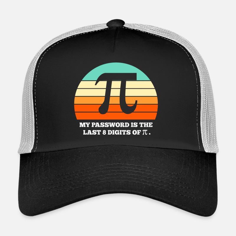 pi, math, mathematics Trucker Cap
