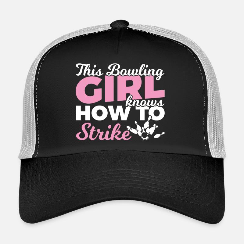 Bowling player Trucker Cap