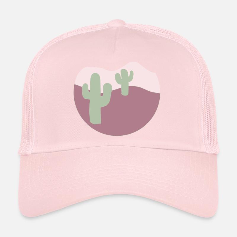 Désert avec des cactus Casquette trucker 