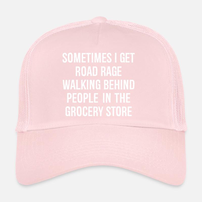 Parfois, je fais de la course sur route en marchant derrière les gens Casquette trucker 