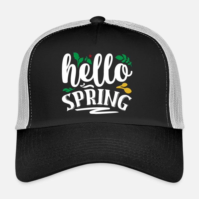 Bonjour le printemps Casquette trucker 