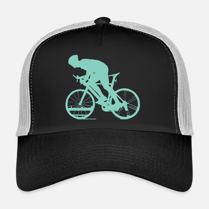Cyclisme - Turquoise Casquette trucker 
